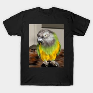 Mischievous Parakeet T-Shirt